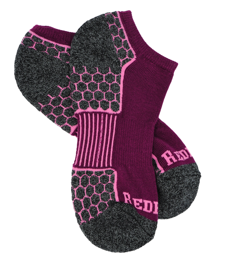 Women's Hex Elite No-Show Plum