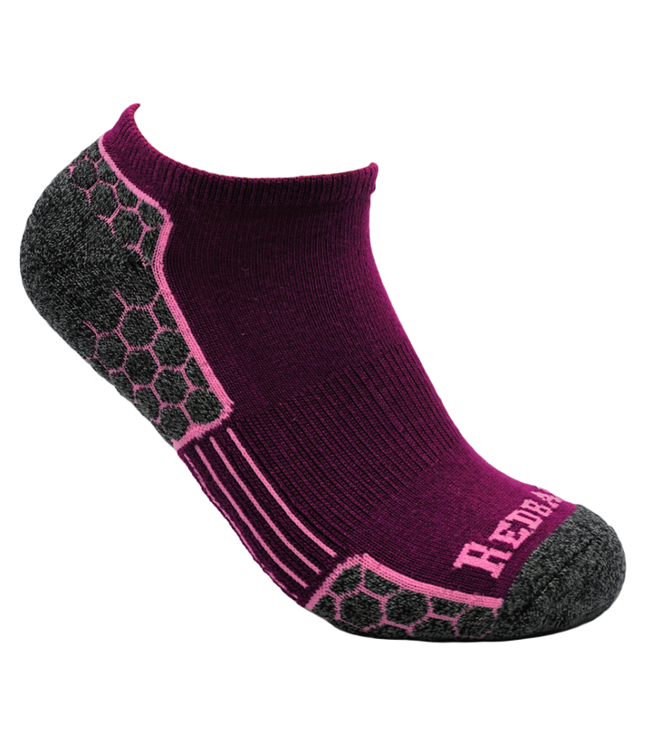 Women's Hex Elite No-Show Plum